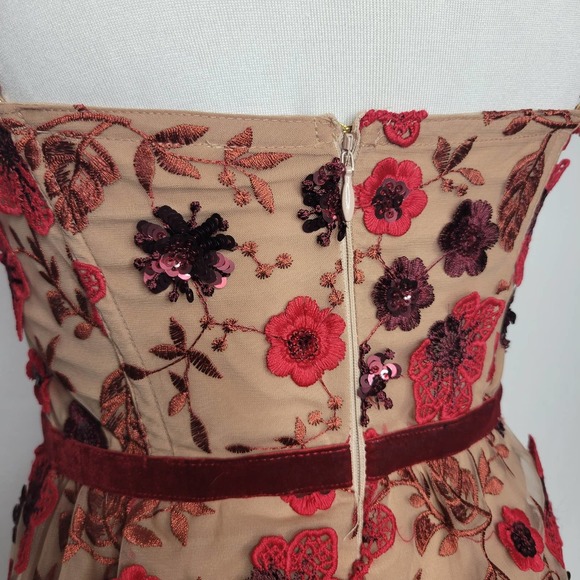 For Love And Lemons Floral Embroidered Maxi Dress - Picture 9 of 16